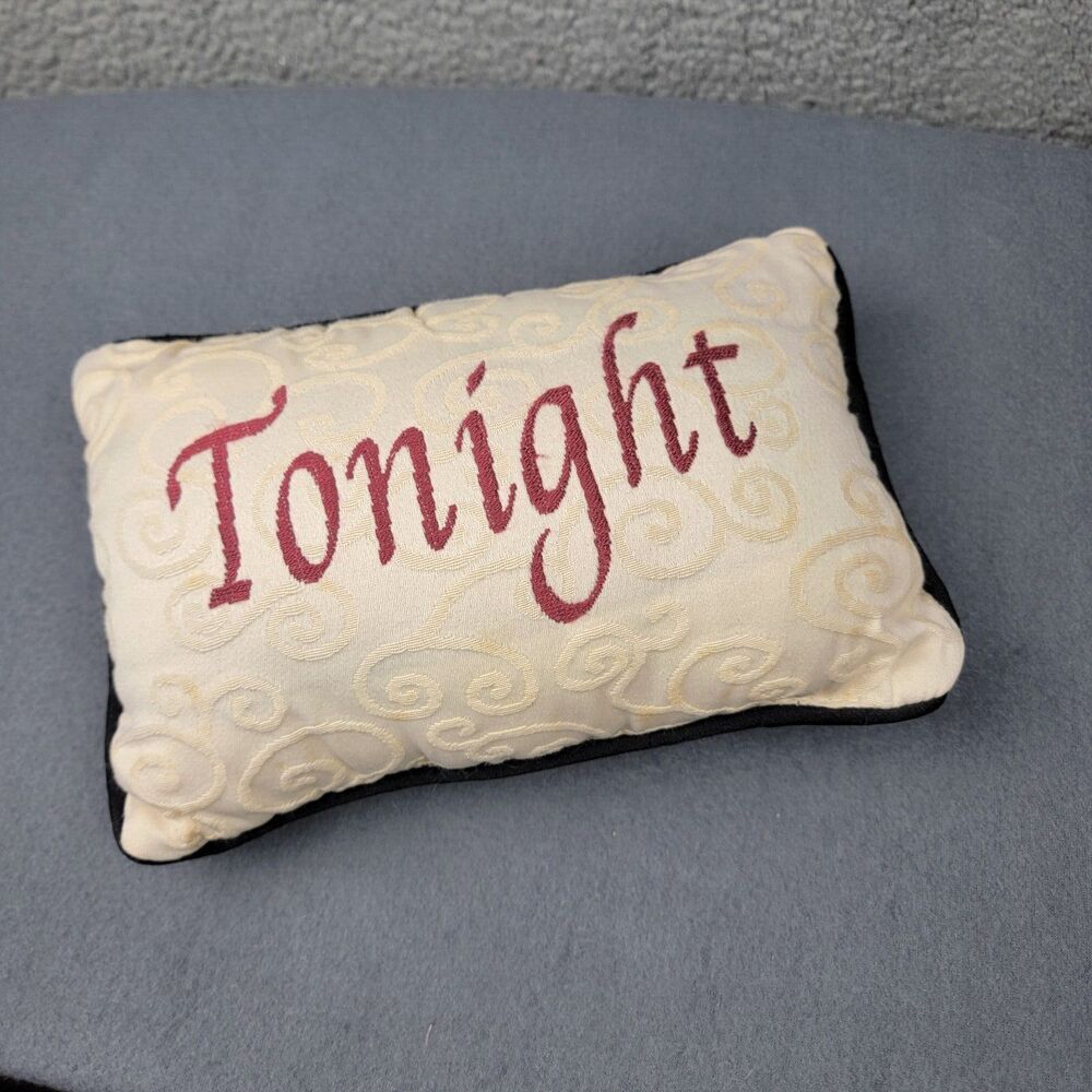 Tonight Not Tonight Decorative Throw Pillow Damask